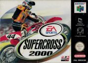 Scan of front side of box of Supercross 2000