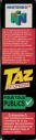 Scan of right side of box of Taz Express