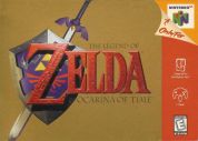 Scan of front side of box of The Legend Of Zelda: Ocarina Of Time - V 1.1 (A)