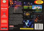 Scan of back side of box of The Legend Of Zelda: Majora's Mask