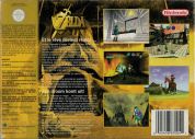 Scan of back side of box of The Legend Of Zelda: Ocarina Of Time