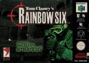 Scan of front side of box of Tom Clancy's Rainbow Six