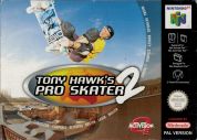 Scan of front side of box of Tony Hawk's Pro Skater 2