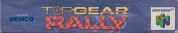 Scan of upper side of box of Top Gear Rally