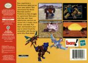 Scan of back side of box of Transformers: Beast Wars Transmetals