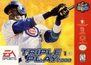 Scan of front side of box of Triple Play 2000