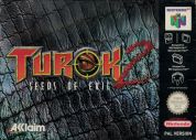 Scan de la face avant de la boite de Turok 2: Seeds Of Evil