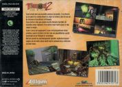 Scan of back side of box of Turok 2: Seeds Of Evil