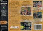 Scan of back side of box of Turok: Rage Wars