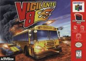 Scan of front side of box of Vigilante 8