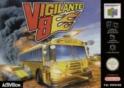 Scan of front side of box of Vigilante 8