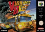 Scan of front side of box of Vigilante 8