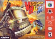 Scan of front side of box of Vigilante 8: Second Offense