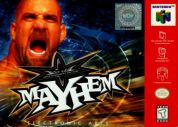 Scan de la face avant de la boite de WCW Mayhem
