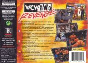 Scan de la face arrière de la boite de WCW/NWO Revenge
