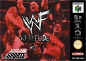 Scan of front side of box of WWF Attitude