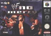 Scan of front side of box of WWF No Mercy