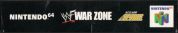 Scan of upper side of box of WWF War Zone