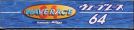 Scan of upper side of box of Wave Race 64: Kawasaki Jet Ski