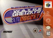 Scan of front side of box of Wayne Gretzky's 3D Hockey