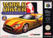 Scan of front side of box of World Driver Championship