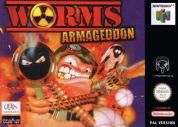 Scan of front side of box of Worms Armageddon