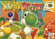 Scan of front side of box of Yoshi's Story