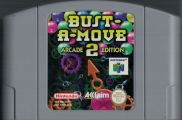 Scan of cartridge of Bust-A-Move 2: Arcade Edition