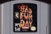 Scan of cartridge of Conker's Bad Fur Day