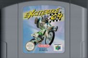 Scan of cartridge of Excitebike 64