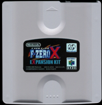 Scan of cartridge of F-Zero X Expansion Kit