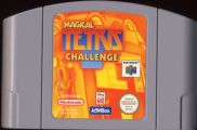 Scan of cartridge of Magical Tetris Challenge