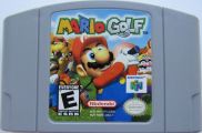 Scan of cartridge of Mario Golf - Second print