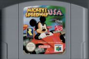 Scan of cartridge of Mickey's Speedway USA