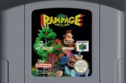 Scan of cartridge of Rampage World Tour