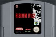 Scan of cartridge of Resident Evil 2