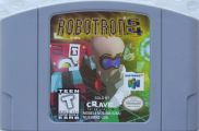 Scan of cartridge of Robotron 64