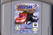 Scan of cartridge of Rush 2: Extreme Racing