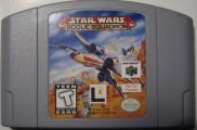 Scan of cartridge of Star Wars: Rogue Squadron