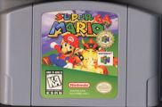 Scan of cartridge of Super Mario 64