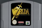 Scan of cartridge of The Legend Of Zelda: Ocarina Of Time