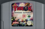 Scan of cartridge of Turok: Rage Wars