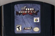 Scan of cartridge of WWF No Mercy