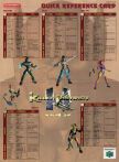 Killer Instinct Gold Quick Reference Card (Europe), page 1