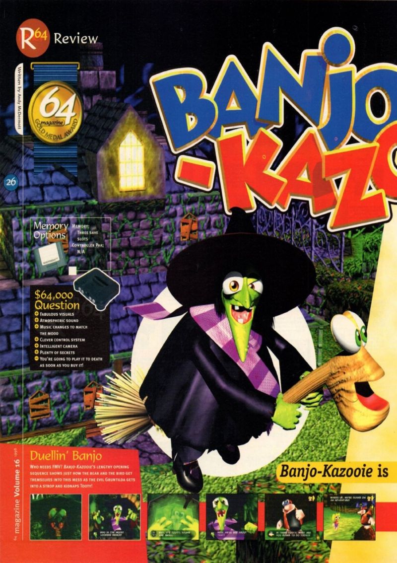 Banjo-Kazooie - Nintendo 64 - Nerd Bacon Magazine