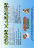 Scan du suplément Carte de codes pour Diddy Kong Racing, page 2