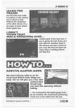 Scan of the walkthrough of  published in the magazine N64 24 - Bonus Double Game Guide: F-Zero X / Glover, page 7