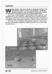 Scan de la soluce de Glover paru dans le magazine N64 24 - Supplément Double guide de jeu : F-Zero X / Glover, page 2