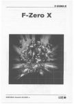 Scan de la soluce de F-Zero X paru dans le magazine N64 24 - Supplément Double guide de jeu : F-Zero X / Glover, page 1
