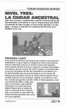 Scan of the walkthrough of Turok: Dinosaur Hunter published in the magazine Magazine 64 12 - Bonus Superguide Turok: Dinosaur Hunter + Tips festival, page 9